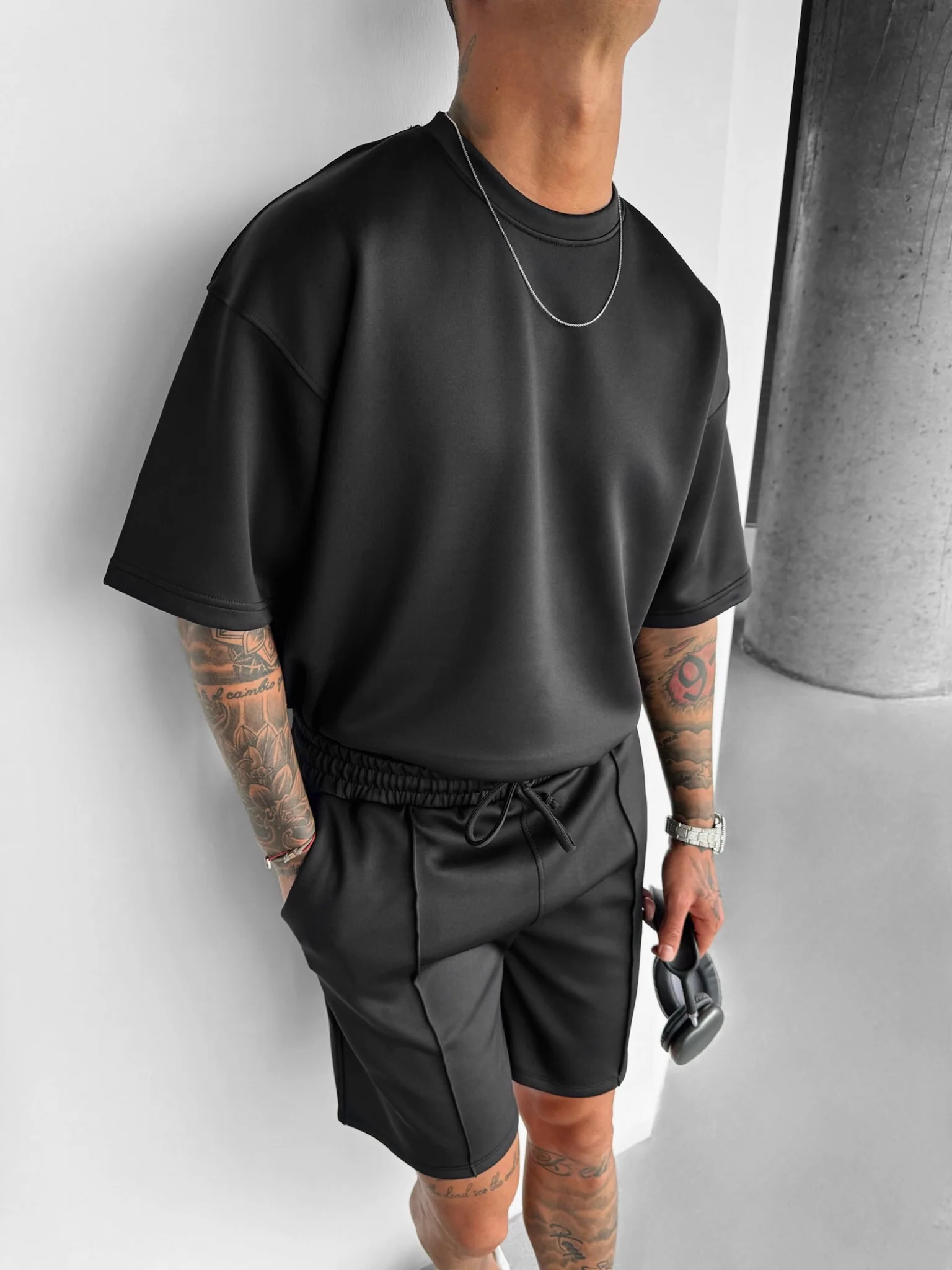 Regular Fit Diver T-shirt - Black - Image 3